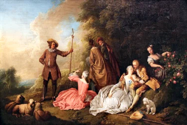 Gezelschap in de open lucht